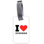 I love stephen Luggage Tag (two sides) Back