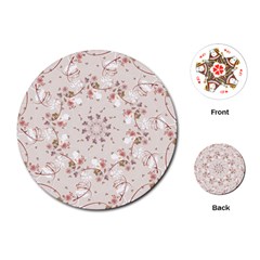 Background-103 Playing Cards Single Design (round) by nateshop