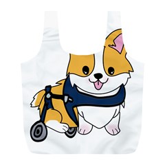 Puppy Cartoon Corgi Full Print Recycle Bag (l) by Semog4