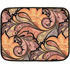 Colorful Paisley Background Artwork Paisley Patterns Two Sides Fleece Blanket (mini) by Semog4