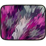 Colorful Artistic Pattern Design Two Sides Fleece Blanket (Mini) 35 x27  Blanket Back