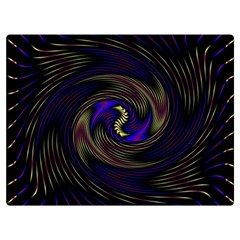 Manadala Twirl Abstract Premium Plush Fleece Blanket (extra Small) by Semog4