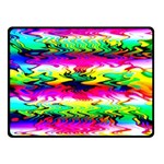 Waves Of Color Two Sides Fleece Blanket (Small) 45 x34  Blanket Back