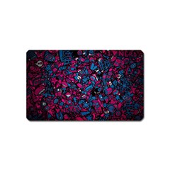 Grafitti Graffiti Abstract Artwork Digital Magnet (name Card) by Semog4