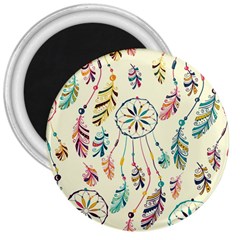 Dreamcatcher Abstract Pattern 3  Magnets by Semog4
