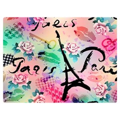 From Paris Abstract Art Pattern Premium Plush Fleece Blanket (extra Small) by Semog4