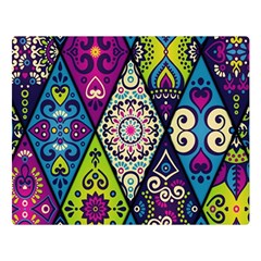 Ethnic Pattern Abstract Premium Plush Fleece Blanket (large) by Semog4