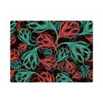Flower Patterns Ornament Pattern Premium Plush Fleece Blanket (Mini) 35 x27  Blanket Front