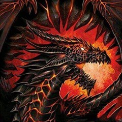 Dragon Fire Play Mat (rectangle) by Semog4