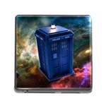 The Police Box Tardis Time Travel Device Used Doctor Who Memory Card Reader (Square 5 Slot) Front