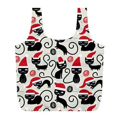 Cute Christmas Seamless Pattern Vector Full Print Recycle Bag (l) by Semog4