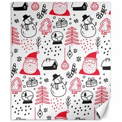 Christmas Themed Seamless Pattern Canvas 20  X 24  by Semog4