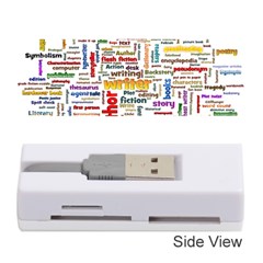 Writing Author Motivation Words Memory Card Reader (stick) by Semog4