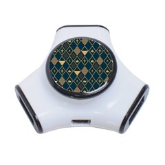 Background Non Seamless Pattern 3-port Usb Hub by Ravend