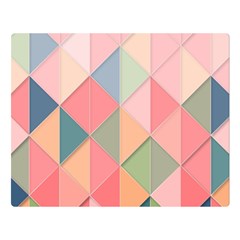Background Geometric Triangle Premium Plush Fleece Blanket (large) by Semog4