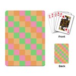Checkerboard-pastel-squares Playing Cards Single Design (Rectangle) Back