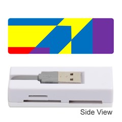 Colorful-red-yellow-blue-purple Memory Card Reader (stick) by Semog4