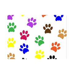 Pawprints-paw-prints-paw-animal Premium Plush Fleece Blanket (mini) by Semog4