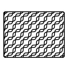 Diagonal-stripe-pattern Two Sides Fleece Blanket (small) by Semog4