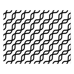 Diagonal-stripe-pattern Premium Plush Fleece Blanket (large) by Semog4