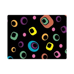 Abstract-background-retro-60s-70s Premium Plush Fleece Blanket (mini) by Semog4