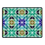 Mosaic-triangle-symmetry- Two Sides Fleece Blanket (Small) 45 x34  Blanket Front