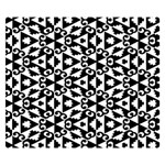 Geometric-tile-background Premium Plush Fleece Blanket (Small) 50 x40  Blanket Front