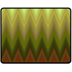 Zig zag chevron classic pattern Two Sides Fleece Blanket (Medium) 58.8 x47.4  Blanket Back