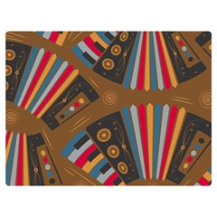 Pattern Accordion Premium Plush Fleece Blanket (extra Small) by Semog4