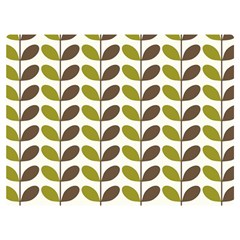 Leaf Plant Pattern Seamless Premium Plush Fleece Blanket (extra Small) by Semog4