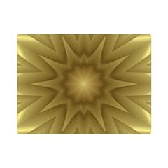 Background Pattern Golden Yellow Premium Plush Fleece Blanket (mini) by Semog4