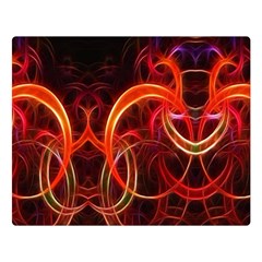 Background Fractal Abstract Premium Plush Fleece Blanket (large) by Semog4