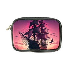 Ship Pirate Adventure Landscape Ocean Sun Heaven Coin Purse by Semog4