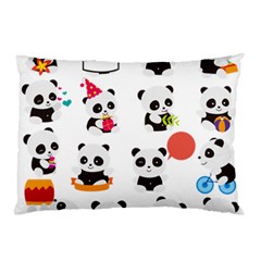Giant Panda Bear Cuteness Pillow Case (two Sides) by Salman4z