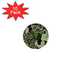 Texture Ornament Pattern Seamless Paisley 1  Mini Buttons (10 Pack)  by Salman4z