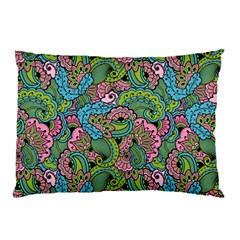 Background Texture Paisley Pattern Pillow Case by Salman4z