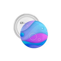Colorful Blue Purple Wave 1 75  Buttons by Salman4z