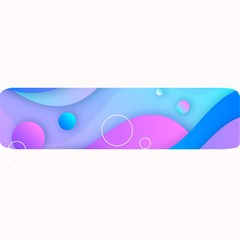 Colorful Blue Purple Wave Large Bar Mat by Salman4z