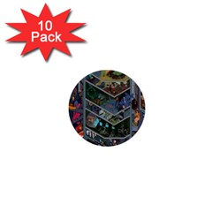Fictional Character Cartoons 1  Mini Buttons (10 Pack)  by Salman4z