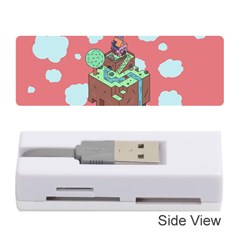 Minimal Digital Cityscape Memory Card Reader (stick) by Salman4z