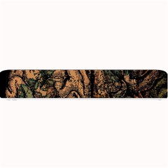 Always On My Mind Tobe Map Places Travel Vintage Small Bar Mat by Salman4z