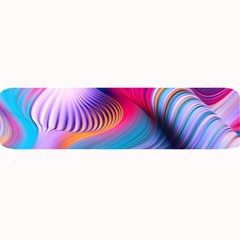 Colorful 3d Waves Creative Wave Waves Wavy Background Texture Large Bar Mat by Salman4z