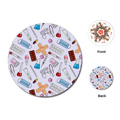 Medicine Playing Cards Single Design (round) by SychEva