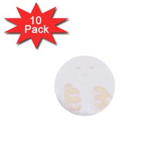 Boxing Cat 1  Mini Buttons (10 Pack)  by JayEdden