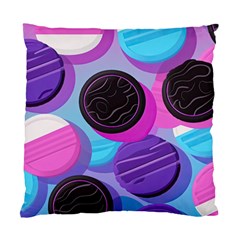 Cookies Chocolate Cookies Sweets Snacks Baked Goods Standard Cushion Case (two Sides) by Jancukart
