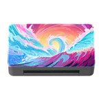 Waves Ocean Sea Tsunami Nautical 9 Memory Card Reader with CF Front