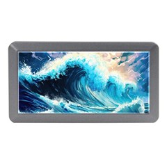 Tsunami Waves Ocean Sea Nautical Nature Water Arts Memory Card Reader (mini) by Jancukart