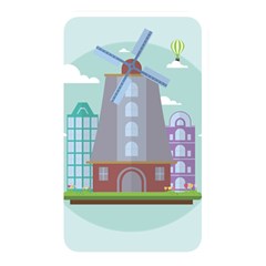 Amsterdam Landmark Landscape Memory Card Reader (rectangular) by Sudheng