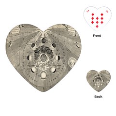 Old Vintage Astronomy Playing Cards Single Design (heart) by ConteMonfrey