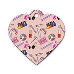 Manicure Dog Tag Heart (Two Sides) Back